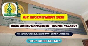 AIC Recruitment 2025