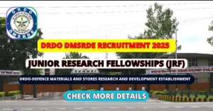 DRDO DMSRDE Recruitment 2025