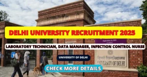 Delhi University Recruitment 2025