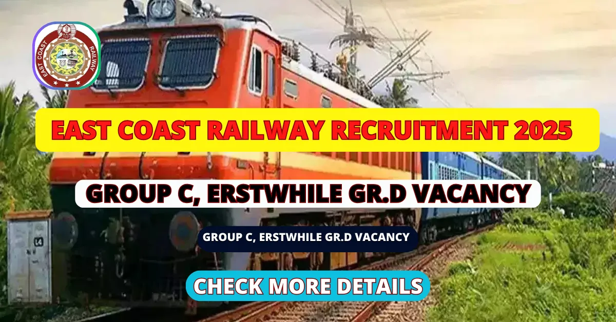 East Coast Railway Recruitment 2025