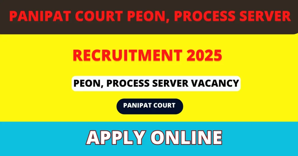 Panipat Court Peon, Process Server