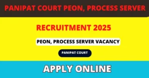 Panipat Court Peon, Process Server