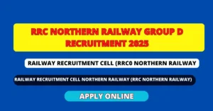 RRC Northern Railway Group D Online Form 2025