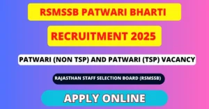 Rajasthan Staff Selection Board (RSMSSB)