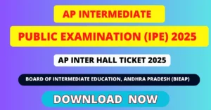 bieap.gov.in hall tickets 2025