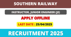 Southern Railway Recruitment 2025