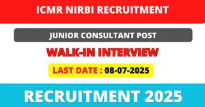 ICMR NIRBI Recruitment 2025