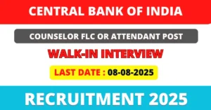 Central Bank of India Recruitment 2025