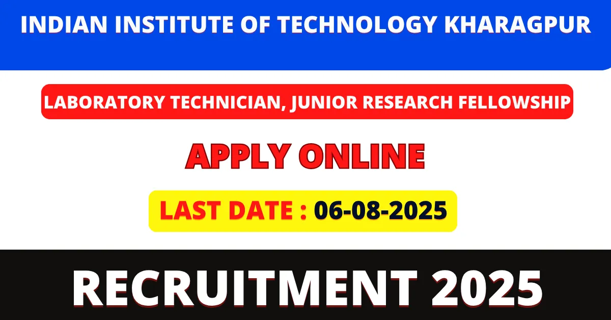 IIT Kharagpur Recruitment 2025, Apply for 03 Post, Salary iitkgp.ac.in