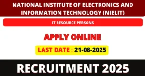 NIEL IT Resource Persons Recruitment 2025