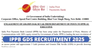 India Post Payments Bank Recruitment 2025