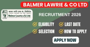 Balmer Lawrie Recruitment 2026