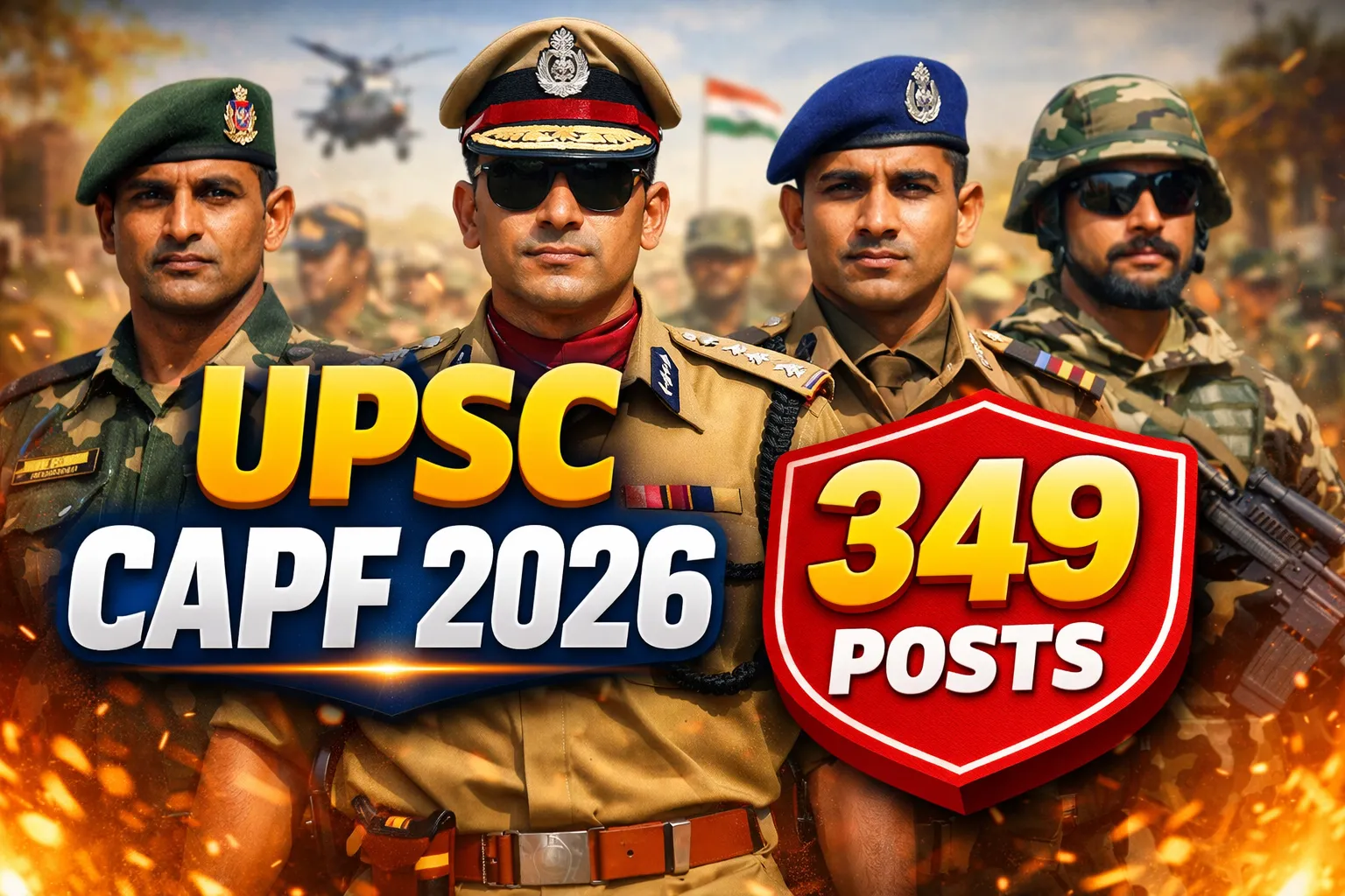 UPSC CAPF Recruitment 2026