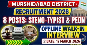 Murshidabad District Court Recruitment 2026